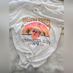 Rolling stone t-shirt, cotton on, white, size 13/14, band T